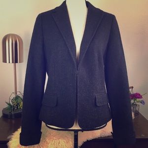 J. Crew Modern Charcoal Wool Blazer